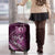Personalised All Pink New Zealand Darts Luggage Cover Aoteroa Fern Maori Galaxy Style