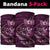Personalised All Pink New Zealand Darts Neck Gaiter Aoteroa Fern Maori Galaxy Style - Polynesian Pride