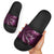 Personalised All Pink New Zealand Darts Slide Sandals Aoteroa Fern Maori Galaxy Style - Polynesian Pride