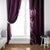 Personalised All Pink New Zealand Darts Window Curtain Aoteroa Fern Maori Galaxy Style