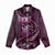 Personalised All Pink New Zealand Darts Women Casual Shirt Aoteroa Fern Maori Galaxy Style