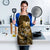 Personalised All Gold New Zealand Darts Apron Aoteroa Fern Maori Galaxy Style - Polynesian Pride