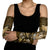 Personalised All Gold New Zealand Darts Arm Sleeves Aoteroa Fern Maori Galaxy Style - Polynesian Pride