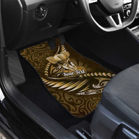 Personalised All Gold New Zealand Darts Car Mats Aoteroa Fern Maori Galaxy Style LT14 - Polynesian Pride