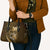 Personalised All Gold New Zealand Darts Leather Bag Aoteroa Fern Maori Galaxy Style - Polynesian Pride