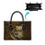 Personalised All Gold New Zealand Darts Leather Bag Aoteroa Fern Maori Galaxy Style - Polynesian Pride