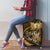 Personalised All Gold New Zealand Darts Luggage Cover Aoteroa Fern Maori Galaxy Style