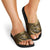 Personalised All Gold New Zealand Darts Slide Sandals Aoteroa Fern Maori Galaxy Style - Polynesian Pride