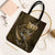 Personalised All Gold New Zealand Darts Tote Bag Aoteroa Fern Maori Galaxy Style - Polynesian Pride