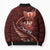 Personalised All Red New Zealand Darts Bomber Puffer Jacket Aoteroa Fern Maori Galaxy Style - Polynesian Pride