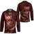 Personalised All Red New Zealand Darts Hockey Jersey Aoteroa Fern Maori Galaxy Style - Polynesian Pride