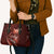 Personalised All Red New Zealand Darts Leather Bag Aoteroa Fern Maori Galaxy Style - undefined