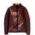 Personalised All Red New Zealand Darts Padded Jacket Aoteroa Fern Maori Galaxy Style - Polynesian Pride
