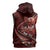 Personalised All Red New Zealand Darts Sleeveless Hoodie Aoteroa Fern Maori Galaxy Style - Polynesian Pride