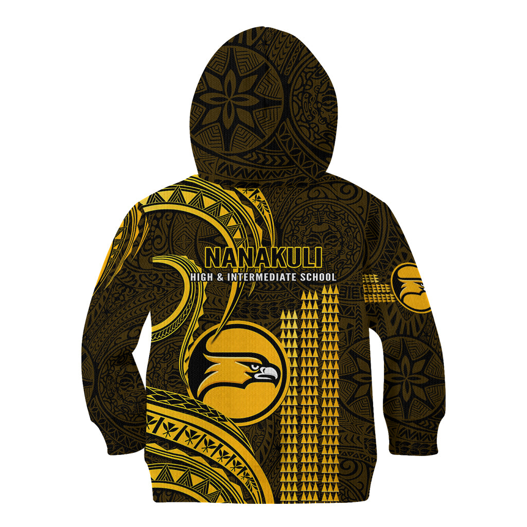 Hawaii Nanakuli High And Intermediate School Kid Hoodie Polynesian Kakau Pattern LT14 - Polynesian Pride