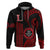 Custom Hawaii Lahainaluna High School Hoodie Polynesian Kakau Pattern LT14 Pullover Hoodie Red - Polynesian Pride