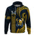 Custom Hawaii Hilo High School Hoodie Vikings Polynesian Kakau Pattern LT14 Pullover Hoodie Gold - Polynesian Pride