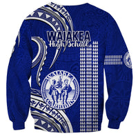 Hawaii Waiakea High School Sweatshirt Polynesian Kakau Pattern LT14 - Polynesian Pride