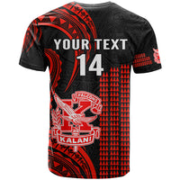 Custom Hawaii Kalani High School T Shirt Polynesian Kakau Pattern LT14 - Polynesian Pride