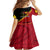 Papua New Guinea Family Matching Off Shoulder Short Dress and Hawaiian Shirt Independen Stet bilong Papua Niugini Unique Version LT14 - Polynesian Pride