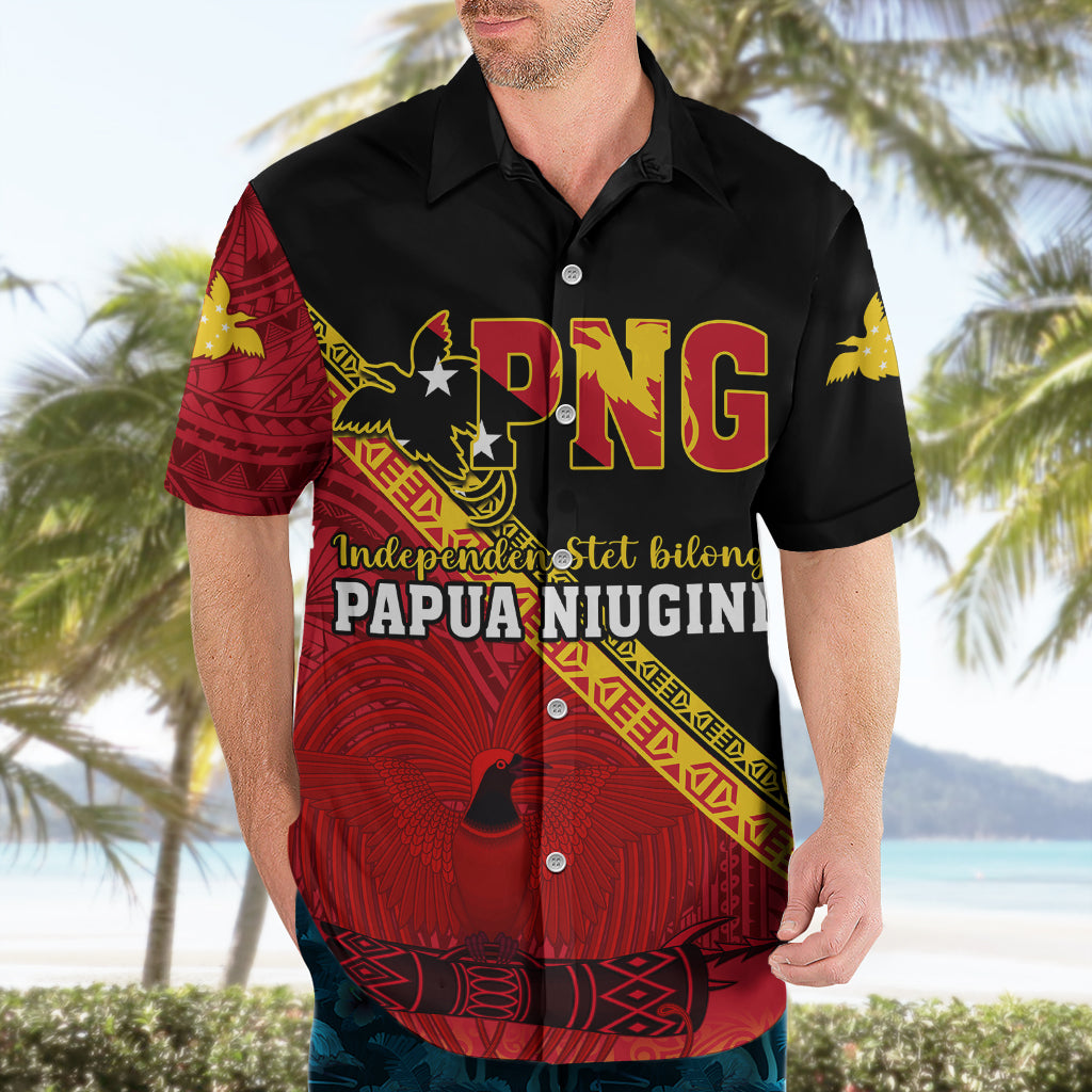Papua New Guinea Hawaiian Shirt Independen Stet bilong Papua Niugini Unique Version LT14 - Polynesian Pride