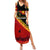 Papua New Guinea Summer Maxi Dress Independen Stet bilong Papua Niugini Unique Version LT14 Women Red - Polynesian Pride