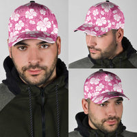 Pink Bula Fiji Masi Hibiscus Seamless Classic Cap