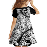 polynesia-kid-short-sleeve-dress-polynesian-tropical-flowers-black-pastel-vibes