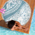 Polynesia Beach Blanket Polynesian Tropical Flowers Blue Pastel Vibes LT14 - Wonder Print Shop