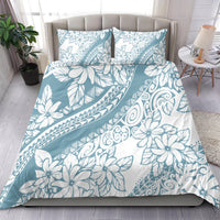 Polynesia Bedding Set Polynesian Tropical Flowers Blue Pastel Vibes LT14 - Polynesian Pride