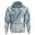 Polynesia Hoodie Polynesian Tropical Flowers Blue Pastel Vibes LT14 Blue - Polynesian Pride