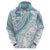 Polynesia Hoodie Polynesian Tropical Flowers Blue Pastel Vibes LT14 - Polynesian Pride