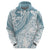 Polynesia Hoodie Polynesian Tropical Flowers Blue Pastel Vibes LT14 - Polynesian Pride