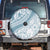 Polynesia Spare Tire Cover Polynesian Tropical Flowers Blue Pastel Vibes LT14 - Polynesian Pride