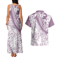 polynesia-couples-matching-tank-maxi-dress-and-hawaiian-shirt-polynesian-tropical-flowers-purple-pastel-vibes
