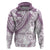 Polynesia Hoodie Polynesian Tropical Flowers Purple Pastel Vibes LT14 Purple - Polynesian Pride