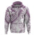 Polynesia Hoodie Polynesian Tropical Flowers Purple Pastel Vibes LT14 - Polynesian Pride