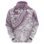 Polynesia Hoodie Polynesian Tropical Flowers Purple Pastel Vibes LT14 - Polynesian Pride