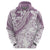 Polynesia Hoodie Polynesian Tropical Flowers Purple Pastel Vibes LT14 - Polynesian Pride