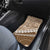 Beige Bula Fiji Car Mats Fijian Language Week Tapa Cloth - Pastel