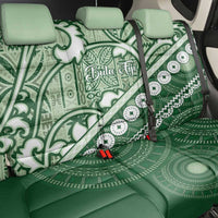 Green Bula Fiji Back Car Seat Cover Fijian Language Week Tapa Cloth - Pastel