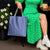 Royal Blue Japanese Palaka Pride Tote Bag - Polynesian Pride