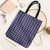 Navy Blue Japanese Palaka Pride Tote Bag - Polynesian Pride