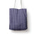 Navy Blue Japanese Palaka Pride Tote Bag - Polynesian Pride