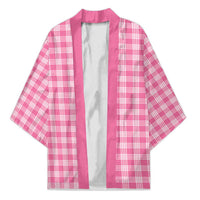 Pink Japanese Palaka Pride Kimono - Polynesian Pride