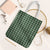 Hunter Green Japanese Palaka Pride Tote Bag - Polynesian Pride