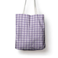 Lavender Japanese Palaka Pride Tote Bag - undefined