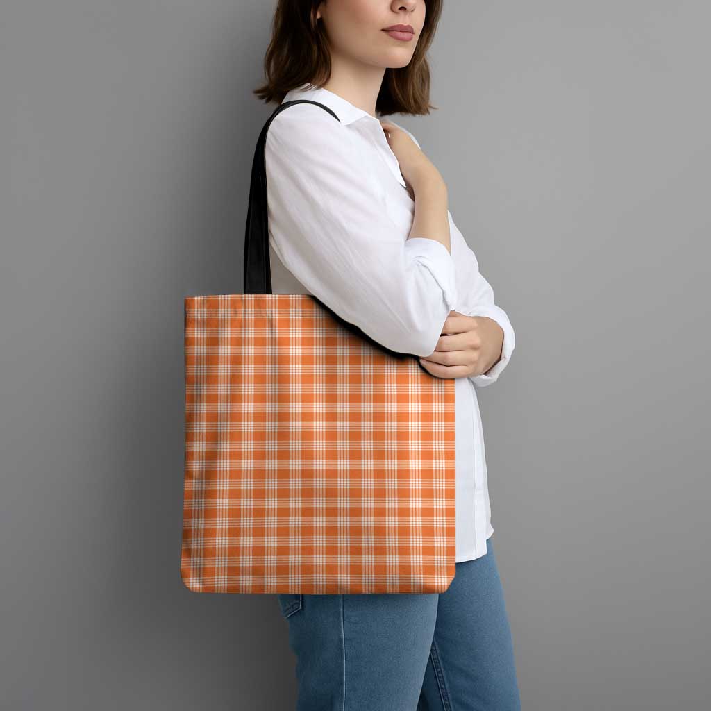 Orange Japanese Palaka Pride Tote Bag - Polynesian Pride