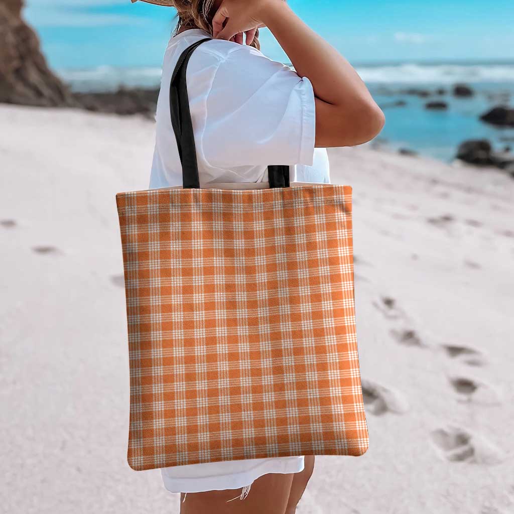Orange Japanese Palaka Pride Tote Bag - Polynesian Pride