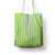 Bright Green Japanese Palaka Pride Tote Bag - Polynesian Pride